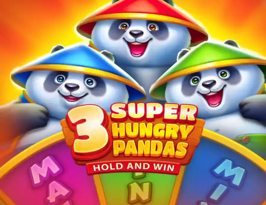 3 Super Hungry Pandas